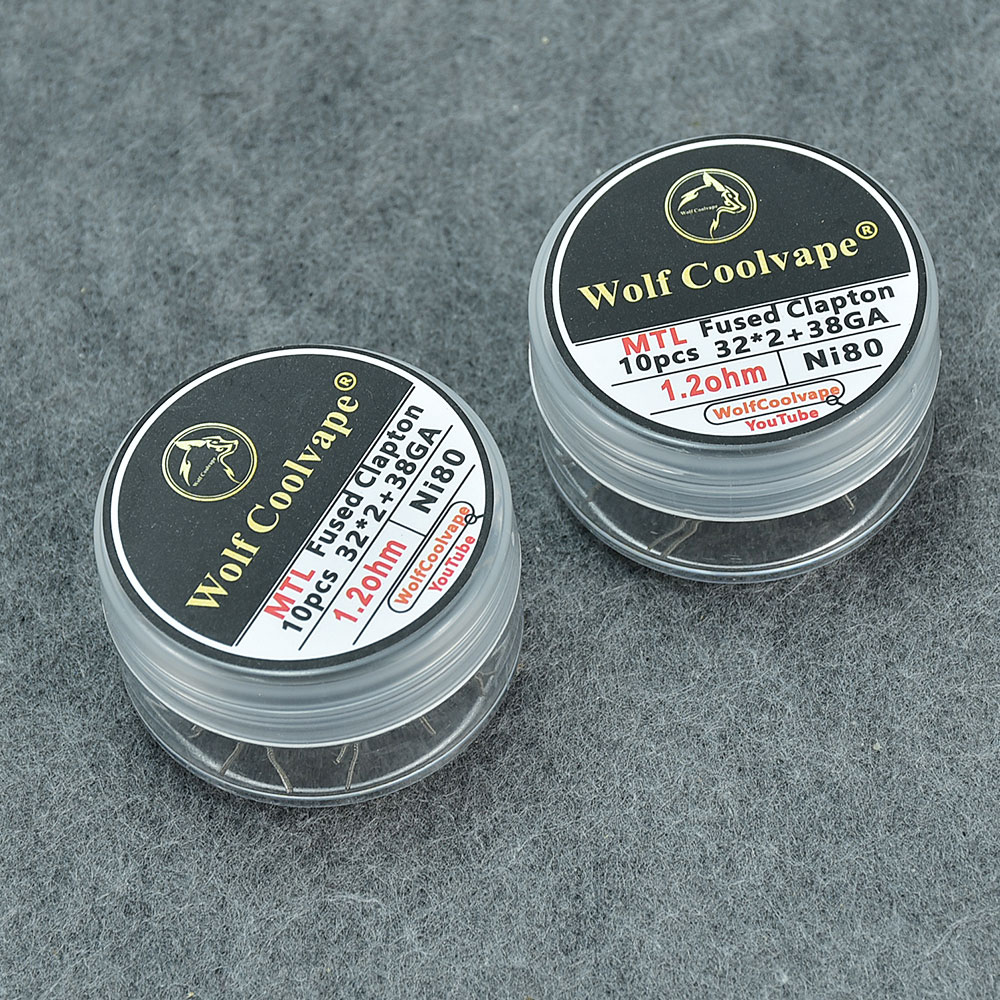 Clapton Wire Pre Built - Wolfcoolvape Voorgebouwde Verwarmingsdraad Vape Spoel Gesmolten