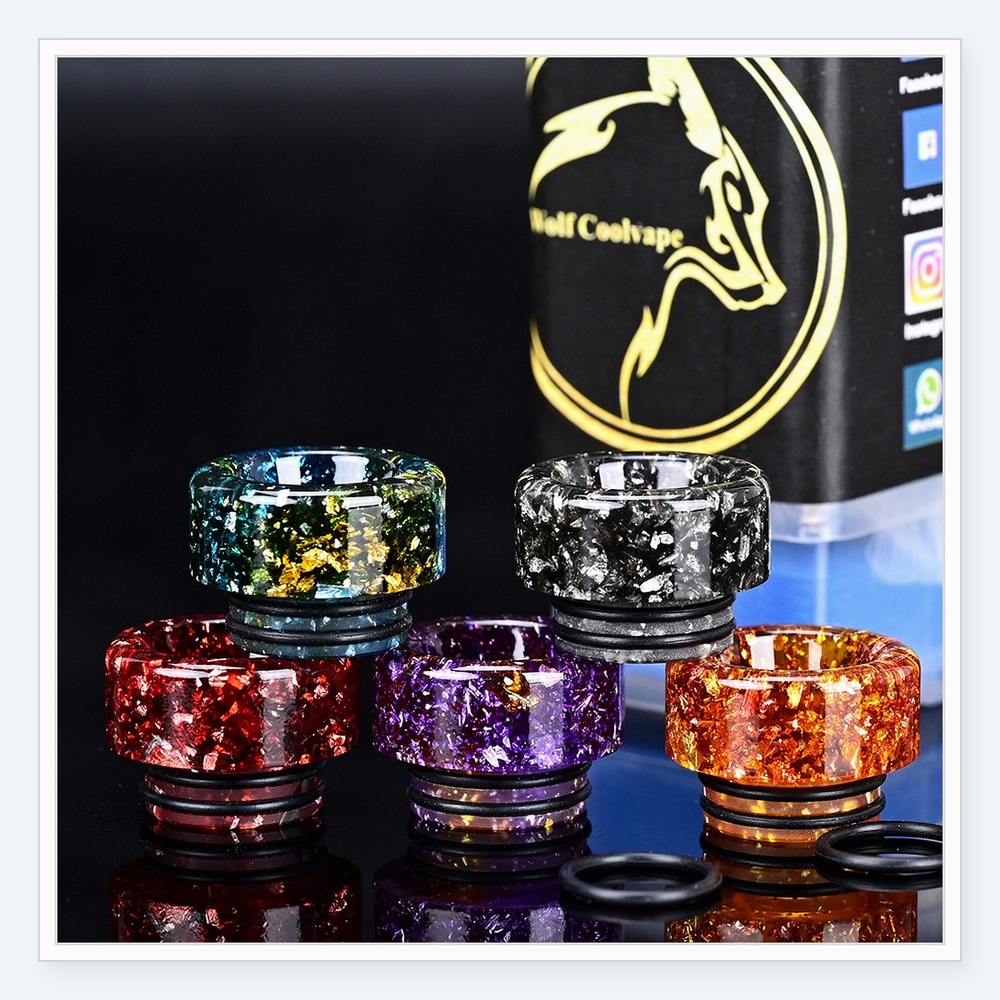 5 stuks Wolfcoolvape 810 Drip  - Drip Tip Resin recensie en prijs