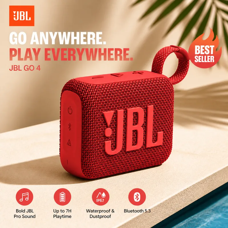 JBL GO4 Kleine draagbare stere - Jbl Speaker Go 4 recensie en prijs