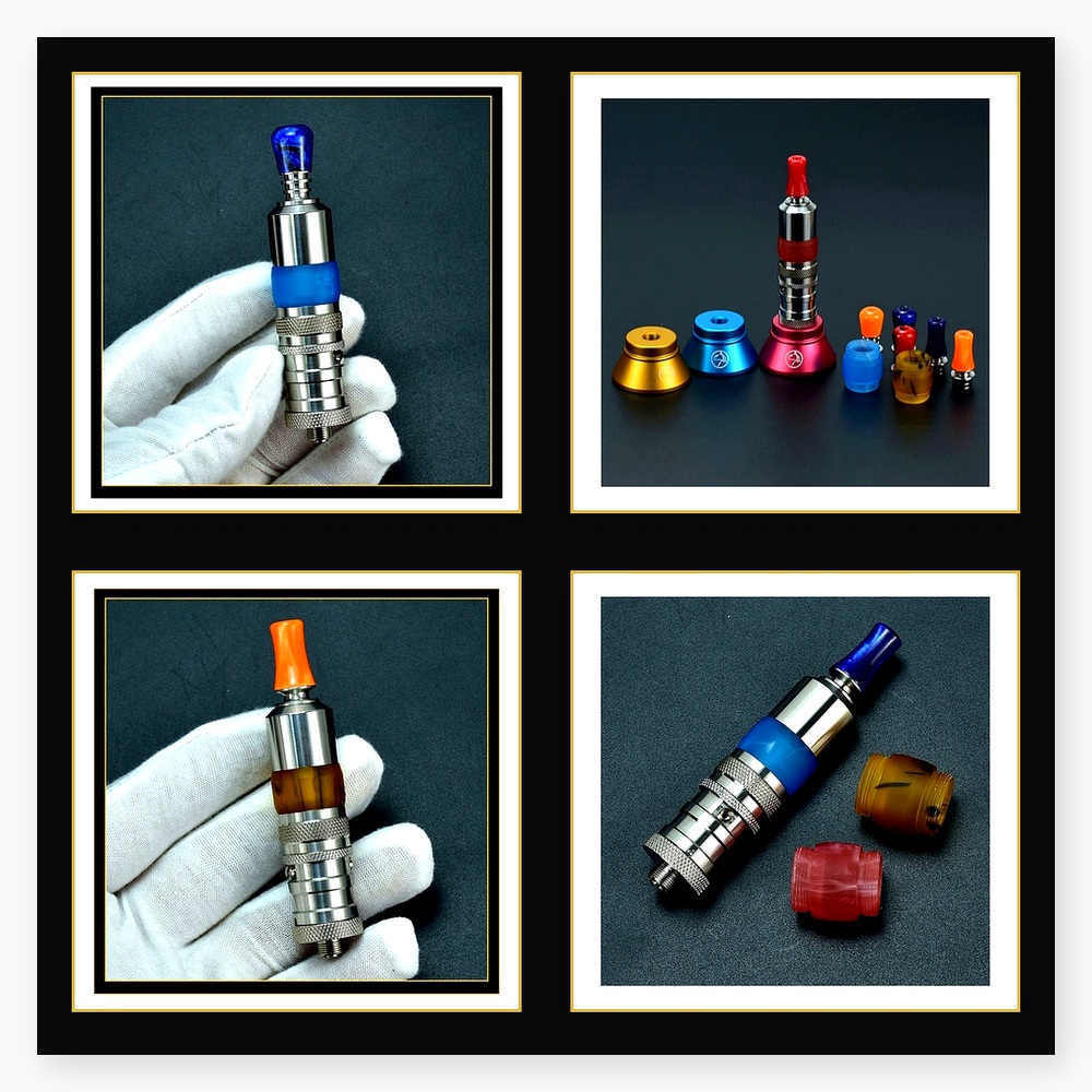 Wolfcoolvape Flash-e-Vapor Dua - Drip Tip Resin recensie en prijs