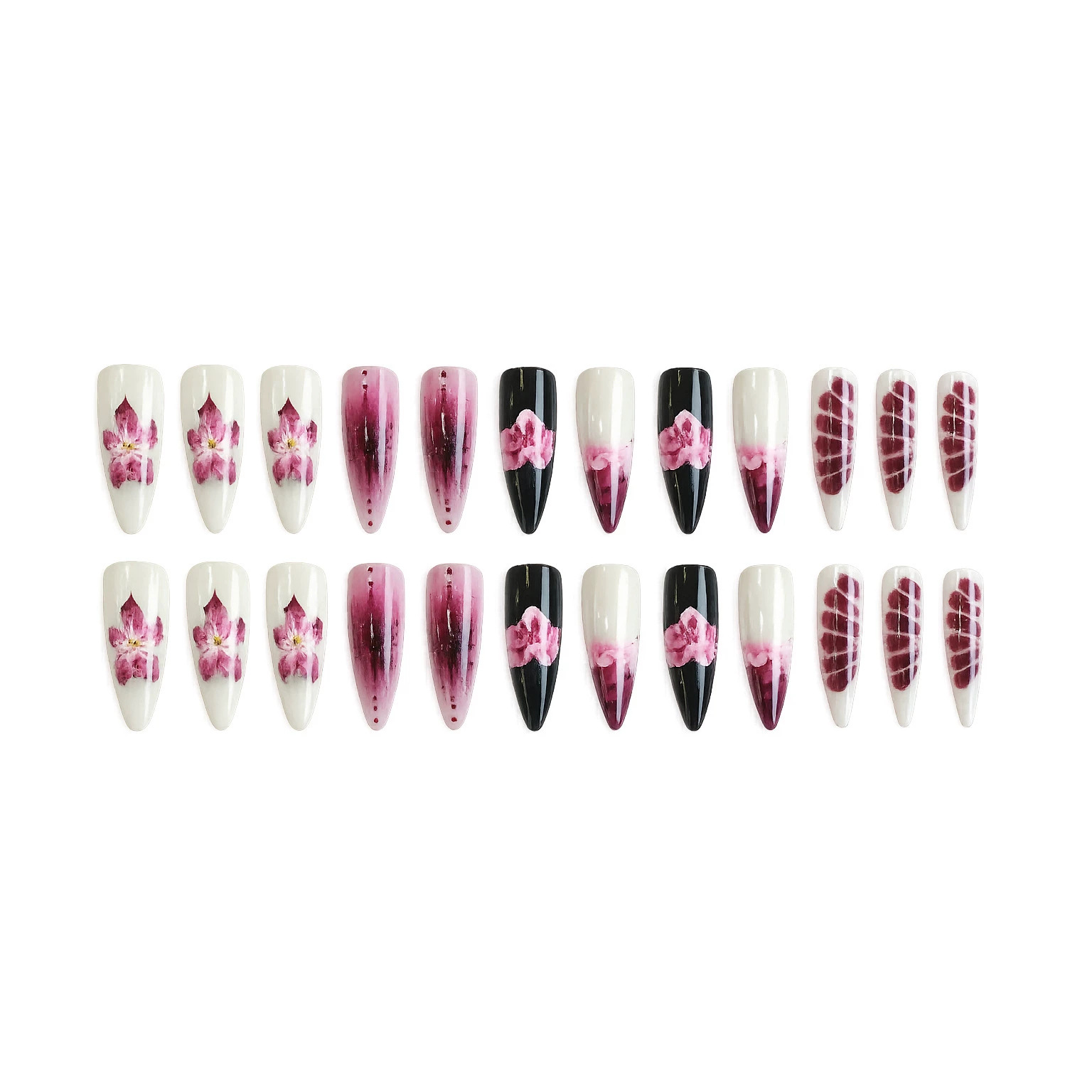 24 stuks zwarte gradient press - Drip Tip Resin recensie en prijs