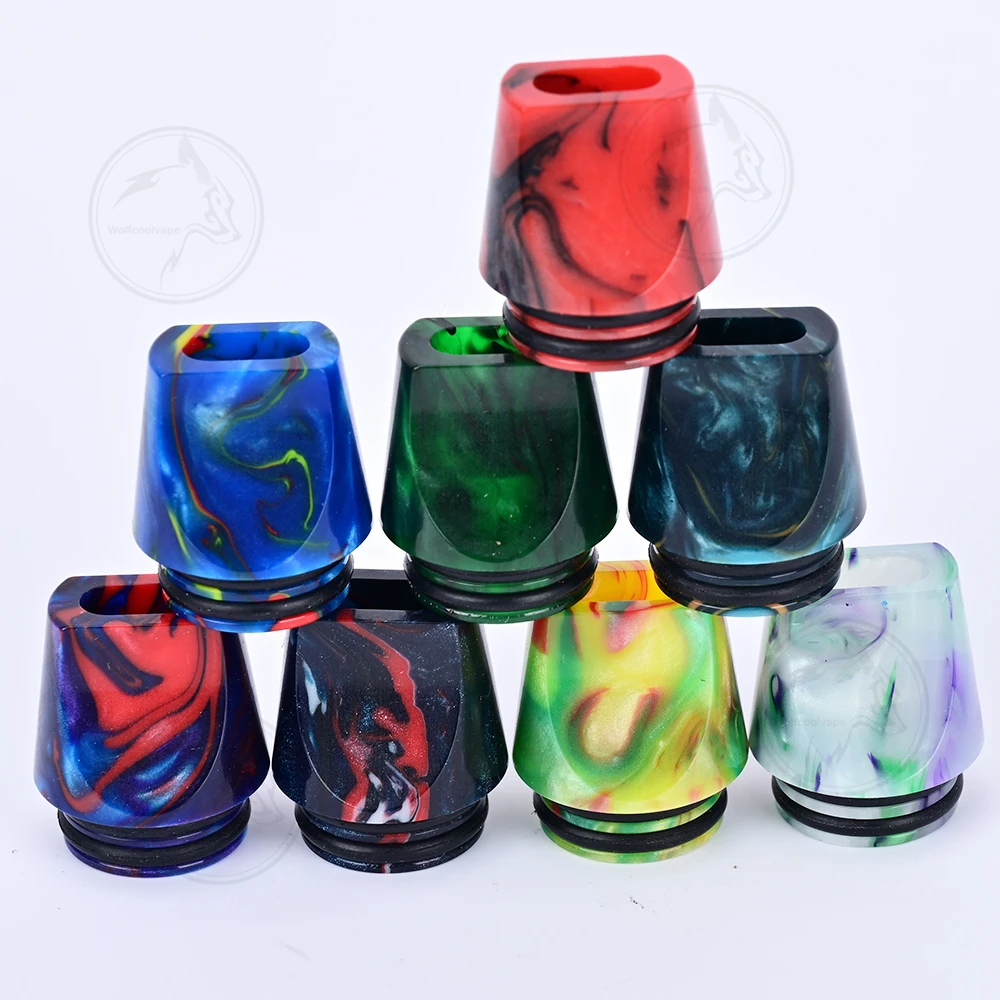 8 stks Wolfcoolvape Verstuiver - Drip Tip Resin recensie en prijs
