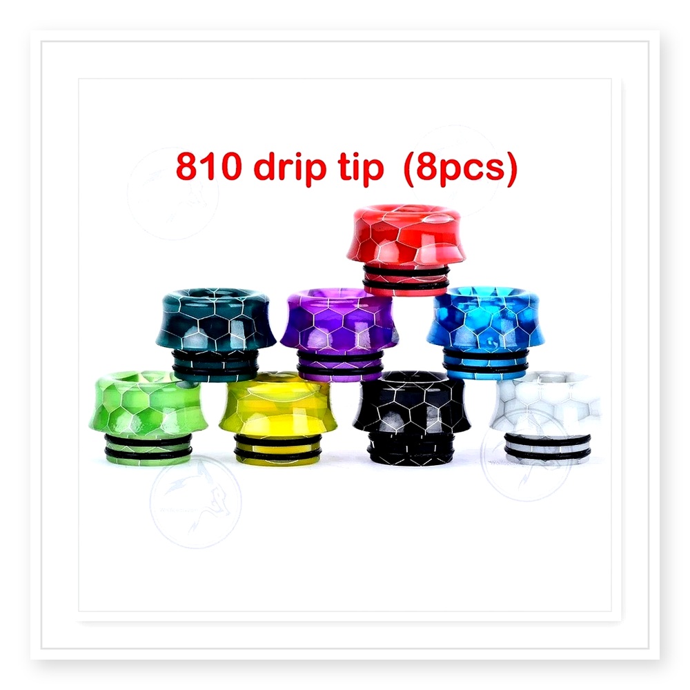 Wolfcool 810 Drip Tip Set – 8  - Drip Tip Resin recensie en prijs