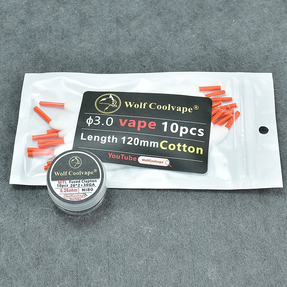 Wolfcoolvape NI80 Voorgebouwde - Clapton Wire Pre Built recensie en prijs